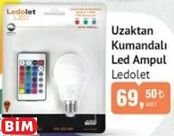 LEDOLET UZAKTAN KUMANDALI LED AMPUL